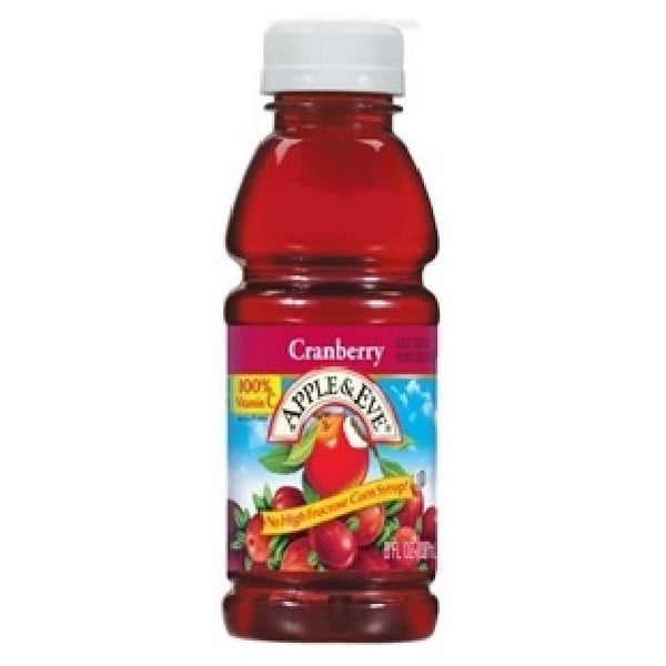 Apple & Eve Mini 100% Cranberry Juice 8 oz Plastic Bottles Pack of 24 by