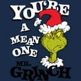 thumbnail image 2 of Men's Dr. Seuss Christmas Grinch You're a Mean One Portrait  Graphic T-Shirt, 2 of 4