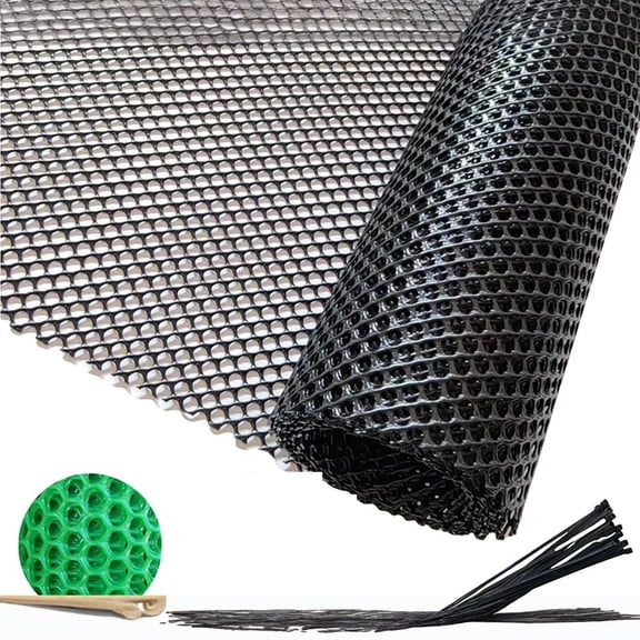 16 Ft X 10 Ft 0.3In Aperture Thickened Mesh Fence, Versatile Barrier Mesh For Balcony Enclosure Garden Fencing Animal Blocking Breeding, For Home Garden And Outdoor Use