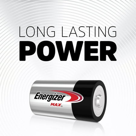 Energizer MAX D Batteries (8 Pack), D Cell Alkaline Batteries