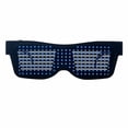 thumbnail image 1 of Minnieouse Las gafas LED inalámbricas verdaderas luminosas se iluminan con el control de la aplicación que brilla intensamente Carnival Club Lentes azul Minnieouse JJ25635-03B, 1 of 5