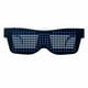 thumbnail image 1 of Minnieouse Las gafas LED inalámbricas verdaderas luminosas se iluminan con el control de la aplicación que brilla intensamente Carnival Club Lentes azul Minnieouse JJ25635-03B, 1 of 5