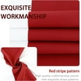 thumbnail image 6 of Driftaway Mia Stripe Room Darkening Grommet Unlined Window Curtains, Set Of Two Panels, Each 52"X96" (Red), 6 of 7