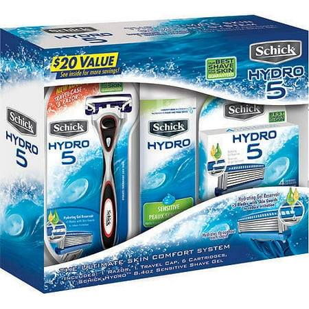 Schick Hydro 5 Razor Gift Pack, 4 pc