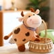thumbnail image 3 of Animales de peluche de vaca, linda vaca de peluche (marrón), 3 of 3