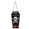 thumbnail image 1 of POINTERTECK Wood Sign Halloween LED Light 30V Trick or Treat Skeleton Pattern Hanger with Rope Window Pendent for Door Garden Yard1, 1 of 7