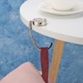 thumbnail image 1 of 5 piezas portátil de metal plegable bolsa gancho titular monedero percha blanco Ndcxsfigh Libre de BPA, 1 of 8