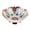 White, variant on diollo Decorative Dry Fruit Bowls Kitchen Serve Brass Bowls Meenakari Work | Color: White | Dia: 5 Inch