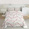 thumbnail image 2 of jejeloiu Cute Xmas Tree Full Size Comforter Sets,Happy New Year Bedding Comforter Set,White Green Red Bedding Sets For Girls,Microfiber Bedroom Decor Reversible,3pcs, 2 of 8
