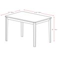 thumbnail image 4 of CorLiving Table teinte Cappuccino, 47po de large, 4 of 4