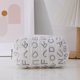 thumbnail image 5 of Estuche de lápices multicapa de lona | Organizador de papelería de gran capacidad | Bolsa de almacenamiento con cremallera para bolígrafos, brochas de maquillaje, artículos de tocador | Bolsa, 5 of 5