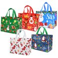 thumbnail image 4 of Bolsa de regalo de Navidad, Papá Noel, muñeco de nieve, bolsa de embalaje para regalo de dulces, 2024, decoración para el hogar, fiesta de Navidad, Navidad Noel 2025, Año Nuevo, 4 of 5