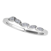 Mauli Jewels Engagement Rings for Women 0.05 Carat Diamond Wedding Band For Women's Prong-Setting 10K Solid Rose, White & Yellow Gold