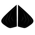 thumbnail image 1 of Car Side Window Louver Cover for X6 E71 E72 Black, 1 of 5