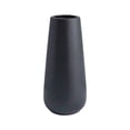 thumbnail image 2 of AuroraX Plastic Dried Flower Vase Small Decorative Desk Vase Matte White Modern Tall Lightweight Home Office Table Vase Black, 2 of 6