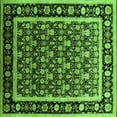 thumbnail image 1 of Ahgly Company Indoor Square Oriental Green Traditional Area Rugs, 8' Square, 1 of 4
