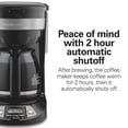 thumbnail image 5 of Hamilton Beach 12-Cup Programmable Drip Coffee Maker Machine with Glass Coffee Pot, Cafetera, Black, 5 of 8