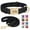 Black, variant on Pet Artist Personalized Dog Collars and Leash set Durable Nylon Soft Padded Waterproof ID Name Metal Buckle Engraved Adjustable for Small/Medium/Large Breeds