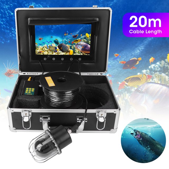 Cámara De Monitor De Peces, Pesca De Peces, Cámara Panorámica De Pesca Submarina De 20 LED, Pesca En Hielo Para Exploración Submarina
