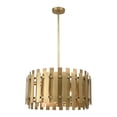 thumbnail image 4 of Livex Lighting - Greenwich - 6 Light Pendant in Mid Century Modern Style - 24, 4 of 15