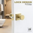 thumbnail image 2 of Mega Handles | Suana Privacy Door Knob | Satin Brass, 2 of 4
