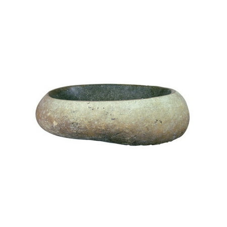 Yosemite Home Decor Hand Carved Boulder Vessel Bathroom Sink