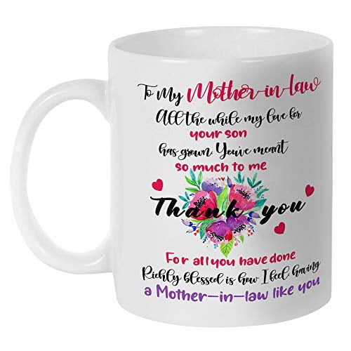 Amazon.com: To My Daughter-In-law Mug From Mother-In-Law - I Did Not Get To  Choose You That Honor Was My Son's - Daughter In Law Gift - Daughter In Law  Coffee Mug -
