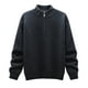 thumbnail image 2 of Blusa y camisa de manga larga con cuello alto para hombre, jersey deportivo de manga larga con bolsillo y cuello alto de color liso a la moda, sudadera de poliéster para hombre., 2 of 4