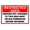 Warning Sign 1, variant on Retro Aluminum Caution Slippery Surface Sign - 8"x12" Warning Sign for Property, Business, Yard, House, Office