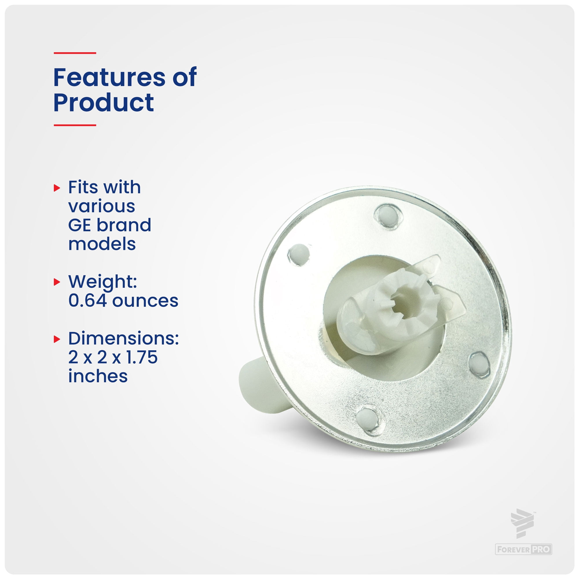 ForeverPRO WH01X10310 Control Knob Assembly for GE Washer WH01X10061 WH01X10310-25PK