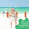 thumbnail image 2 of Ktaxon Heavy Duty Swing Seat Set Replacement for Gyms Outdoor Play,Pink, 2 of 6