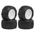 thumbnail image 2 of Kuntesetty 4 Pieces 1/18 RC Car Wheels and Tires Durability Accessories for Typhon Grom White, 2 of 9