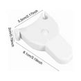 thumbnail image 4 of OUSITAID Black + White Combination 1.5 Meters Inch And Cm Automatic Retractable Measuring Tape 2pcs, 4 of 8