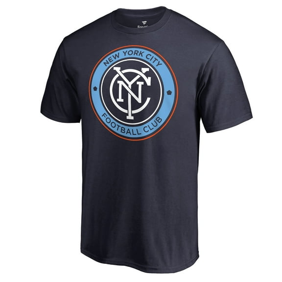 Men's Navy New York City FC Primary Logo T-Shirt