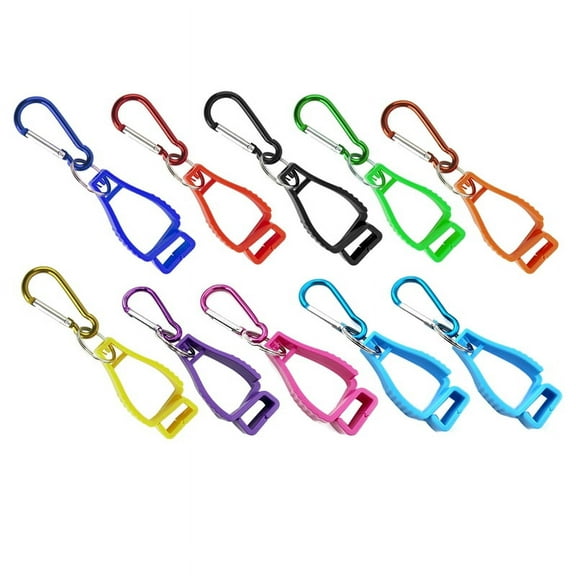 10 x Work Gloves Safety Clips-Random Color