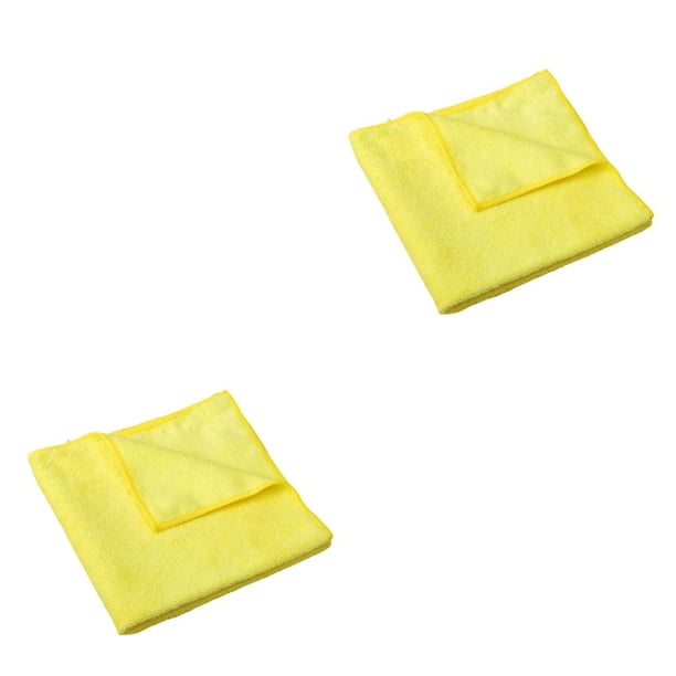 Billuyoard Paño de microfibra de absorción de agua para el hogar, portátil, plegable, paño de limpieza , trapo de limpieza, Color aleatorio, 30x30cm 2Conjunto