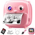 thumbnail image 1 of Cámara de impresión instantánea para niños - Regalos de cumpleaños de Navidad para niñas de 3 a 12 años - Cámara digital selfie con tarjeta SD de 32 GB - Juguete de viaje portátil para niños de 3 4 5, 1 of 1