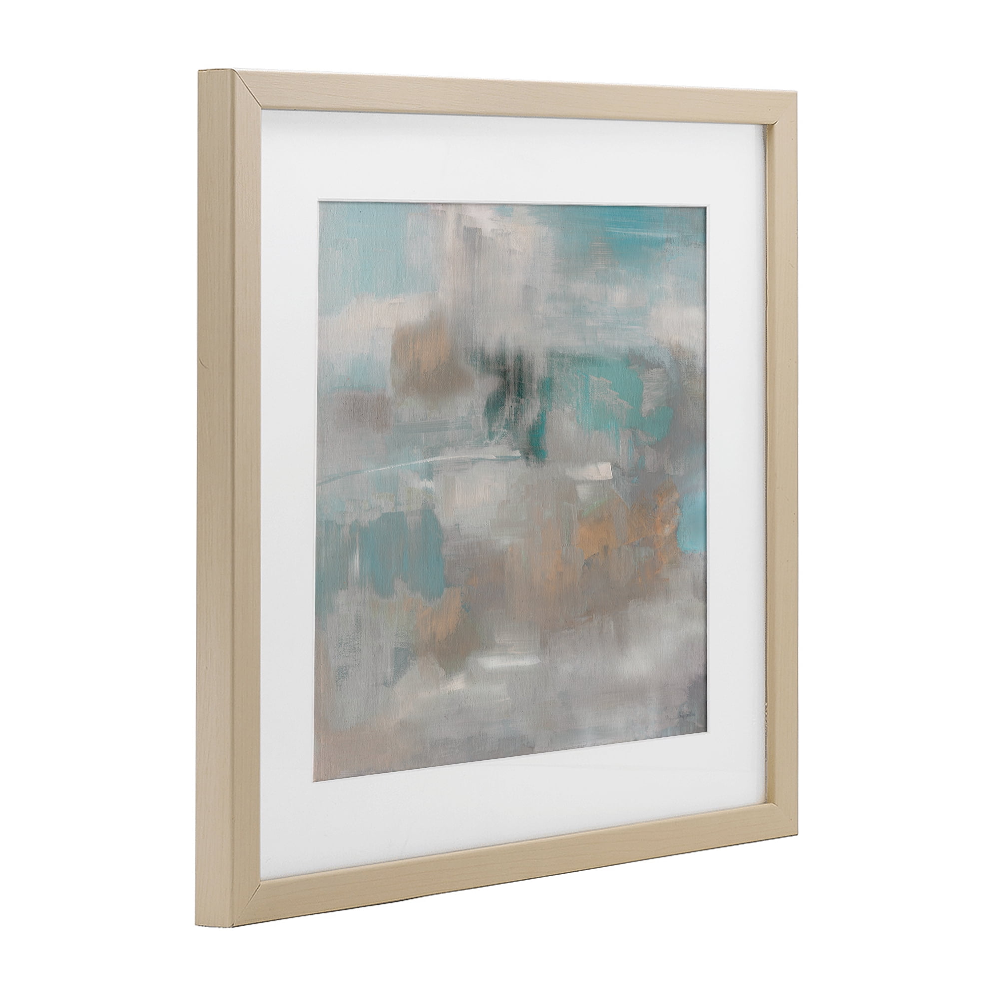 Stupell Industries Serene Soft Abstract Study Birch Framed Print Under Glass, design by Sally Swatland