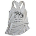 thumbnail image 1 of Don't Even Goat There Tank Top, Ladies Racerback Tank Top, Goat Tank, Farm Farmer Tank, Farm Animal Tank, Silver Gray, X-Large, 1 of 3