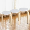 thumbnail image 3 of Bent Wood Stacking Stool in Candy Colors, Durable, Perfect for Kids Room Decor, 3 of 7