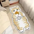 thumbnail image 1 of Cartoon Bedside Rug Cat Floor Mat Fluffy Cat Mats Irregular Carpet for Living Room Shaggy Area Rugs Thicken Doormat Cute Decor, 1 of 7