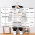 thumbnail image 3 of KEXE Boys Outfit Baby Boy Long Sleeve Hooded Plaid Onesie Drawstring Elastic Waist Pants Set Spring Outdoor Outfit（Orange,3-4 Years）, 3 of 7