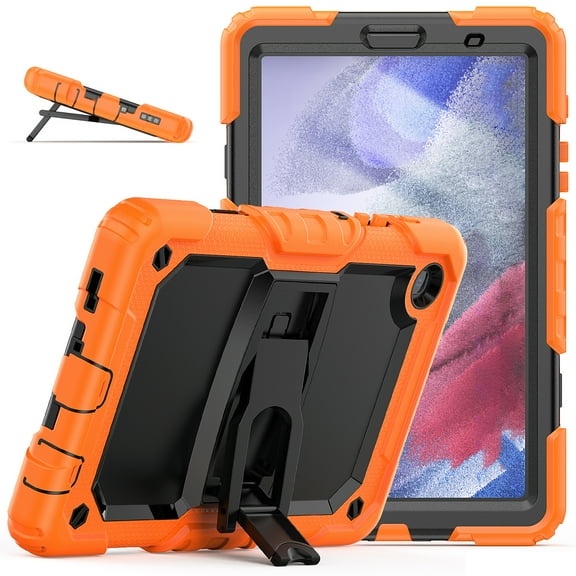 Shockproof Colorful Silica Gel   PC Protective Case with Holder & Shoulder Strap For Samsung A7 /