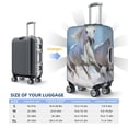 thumbnail image 6 of Lsque Horses Running Through The Water Printed Luggage Cover, Travel Luggage Protector,Scratch and Dirt Resistant, Fits 18-32 Inch Luggage - Large, 6 of 9