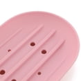 thumbnail image 3 of OUNONA  4 Pcs Soap Anti-slip Silicone Holder Drained Tray Travel, 3 of 8