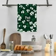thumbnail image 6 of RyanK St Patricks Day Decorations St. Patrick's Day Kitchens Towel Green Luckys Clovers Dish Towel St. Patrick's Day Decorations For Home Dry Dish Cloth 18x26 Inch, 6 of 6