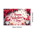 thumbnail image 3 of Bannière de Fond Design Cœur Romantique de la Saint-Valentin avec Cœurs Rouges Décoration de la Saint-Valentin pour Fournitures de Fête Accessoires de Photographie Décors de Fond, 3 of 4