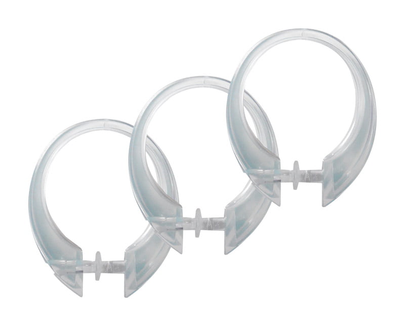 RING SHOWER CLEAR 12PK
