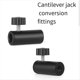 thumbnail image 3 of Accesorios de Conversión de Soporte Tubo de Extensión de Soporte de Micrófono para Soporte de Escritorio Adaptador de Tubo con Tornillo de 1/4, 3 of 5