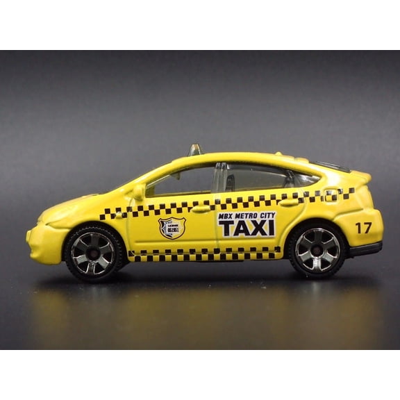 Open Box 2003-2008 TOYOTA PRIUS TAXI YELLOW 1/64 SCALE COLLECTIBLE DIORAMA DIECAST MODEL